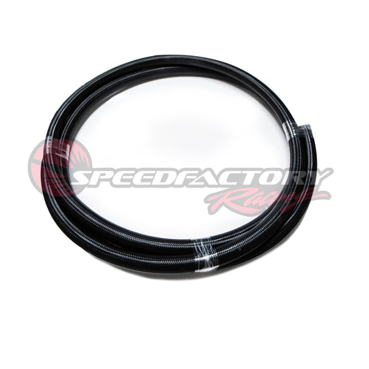 SpeedFactory Racing -10AN Black Braided Hose - 10' Section